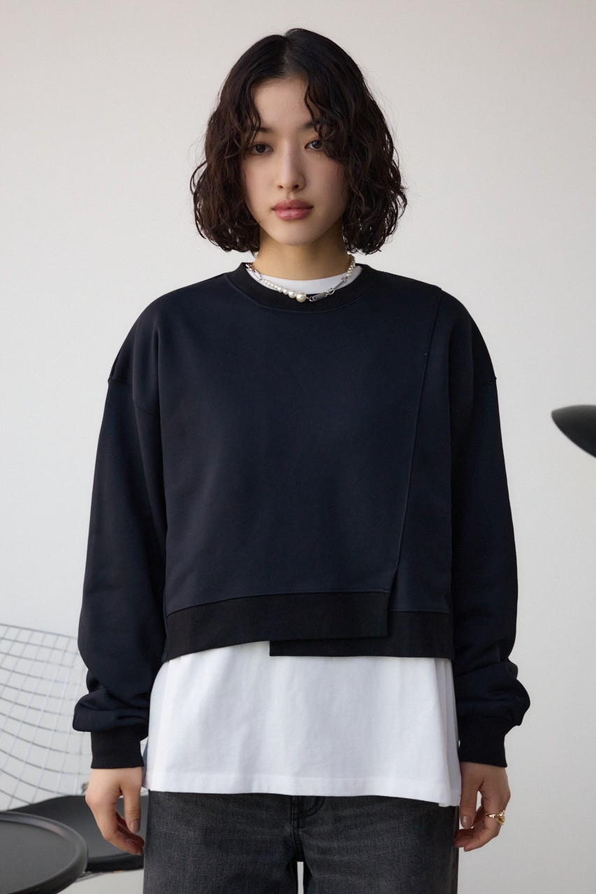 AZUL BY MOUSSY | クロップドスウェットトップス (Tシャツ・カットソー