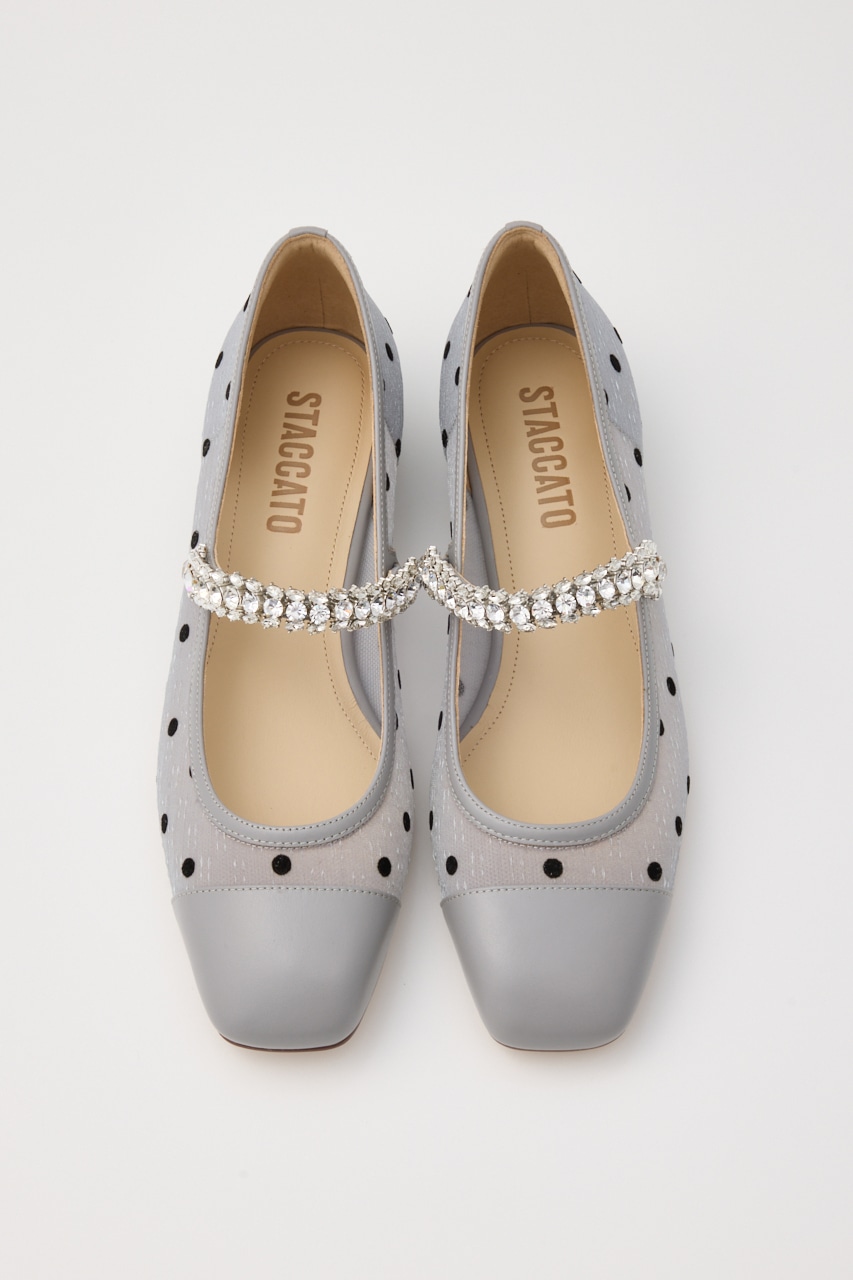 STACCATO | ドットヌーディーメリージェーンパンプス (スリッポン