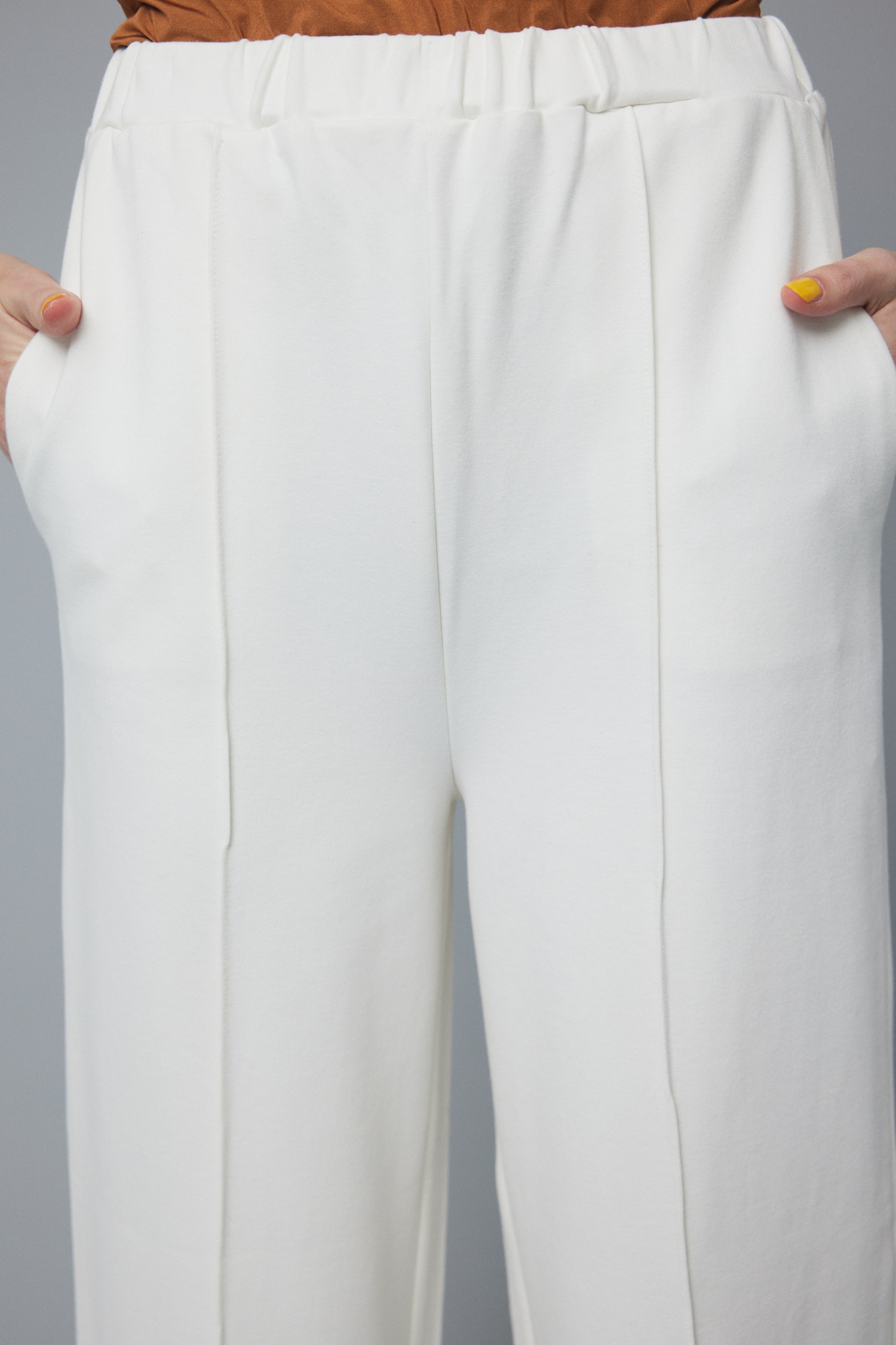 HeRIN.CYE | Ponte slit pants (パンツ ) |SHEL'TTER WEBSTORE