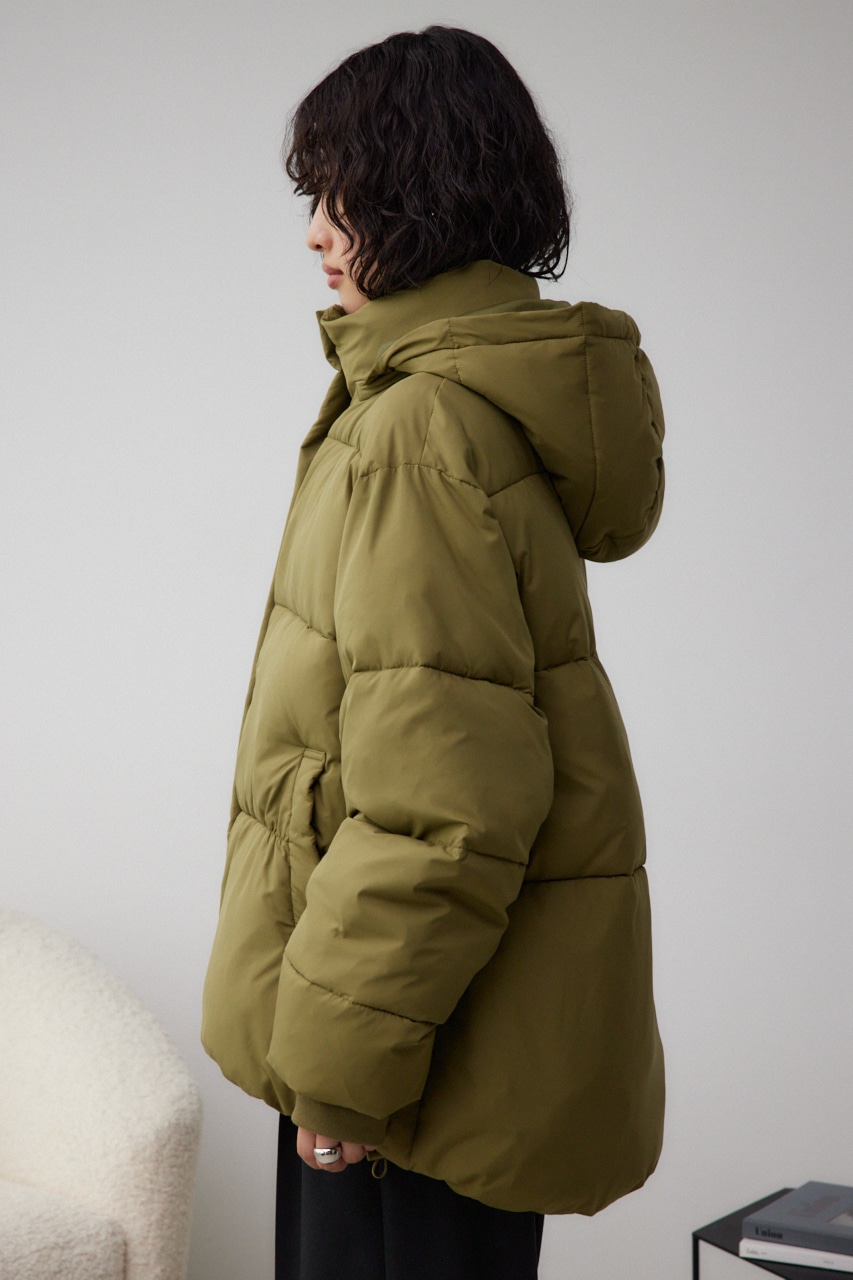 AZUL BY MOUSSY | B-HEATフード付き中綿ジャケット (コート ) |SHEL