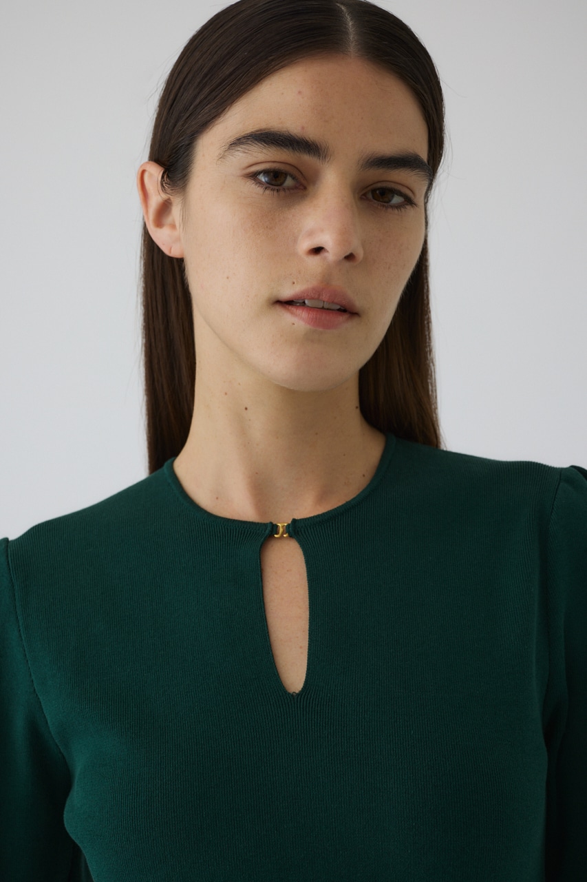 RIM.ARK | Hook slim knit tops (KNITWEAR ) |RIM.ARK ONLINE STORE