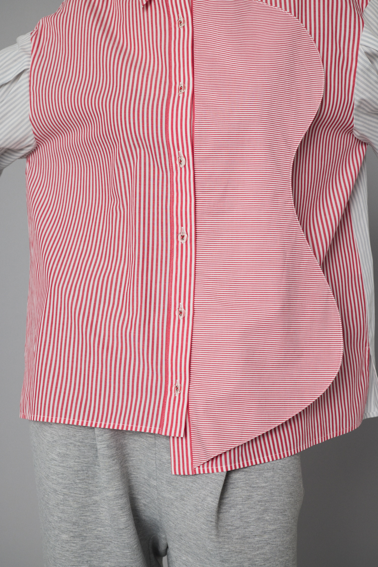 HeRIN.CYE | Wave motif big shirt (シャツ・ブラウス ) |SHEL'TTER