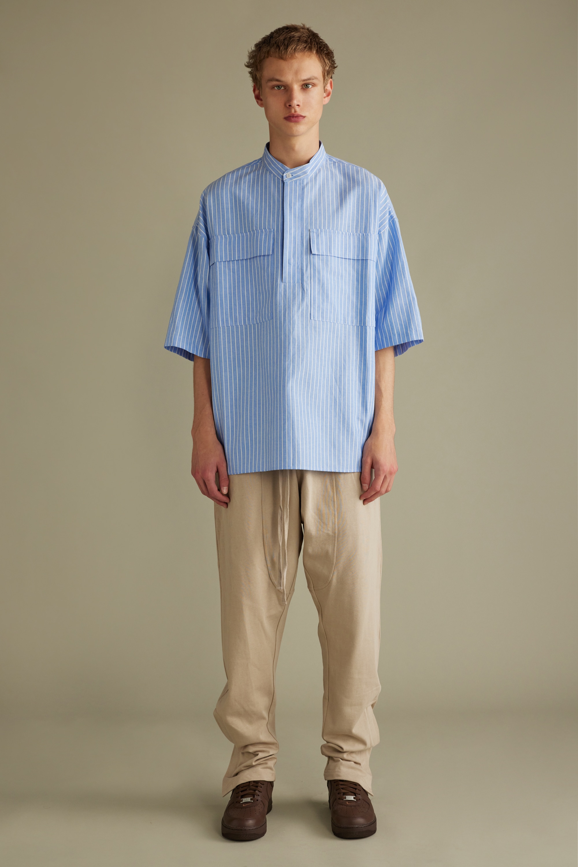 STYLEMIXER | ストライププルオーバーシャツ (シャツ・ブラウス