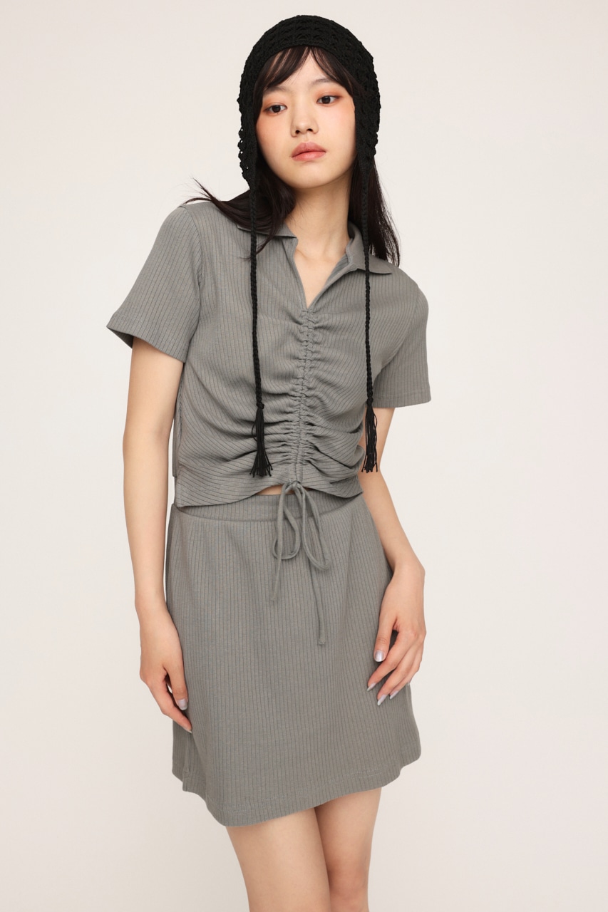 SLY | SHIRRING SKIPPER ワンピース (ワンピース(ミニ・ミディアム