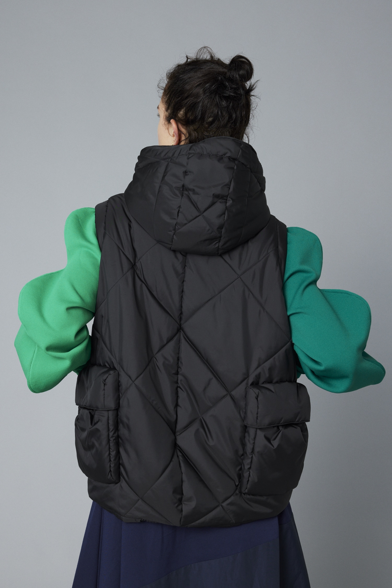 HeRIN.CYE | Solid body pocket vest (ベスト ) |SHEL'TTER WEBSTORE