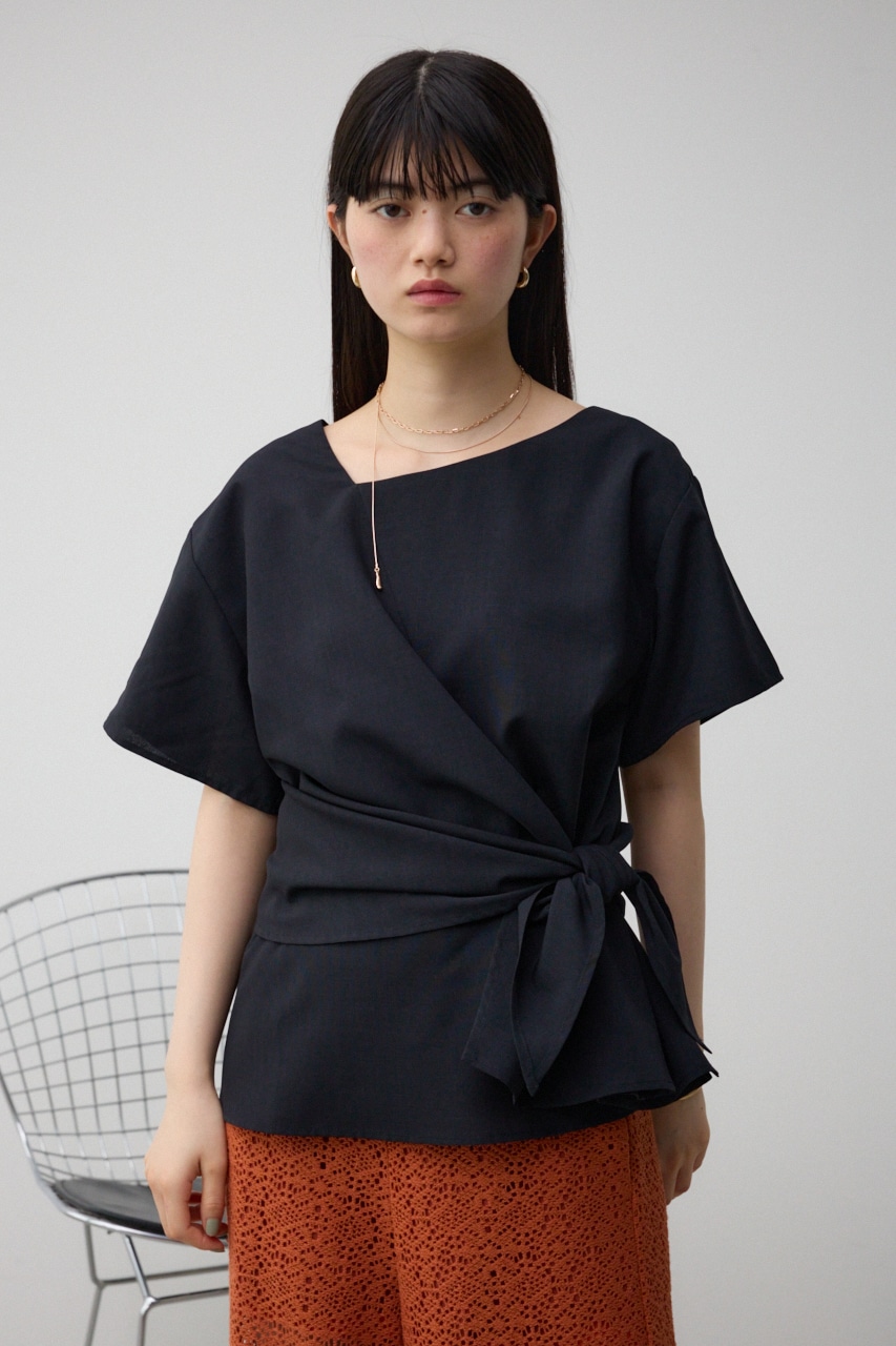 AZUL BY MOUSSY | 2WAYサイドタイブラウス (シャツ・ブラウス ) |SHEL