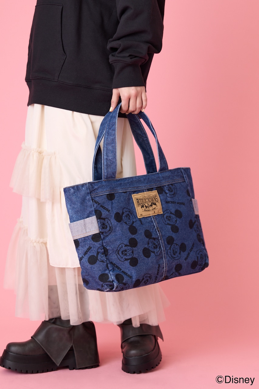 RODEO CROWNS WIDE BOWL | (ミッキー＆ミニー)デニムトートバッグ