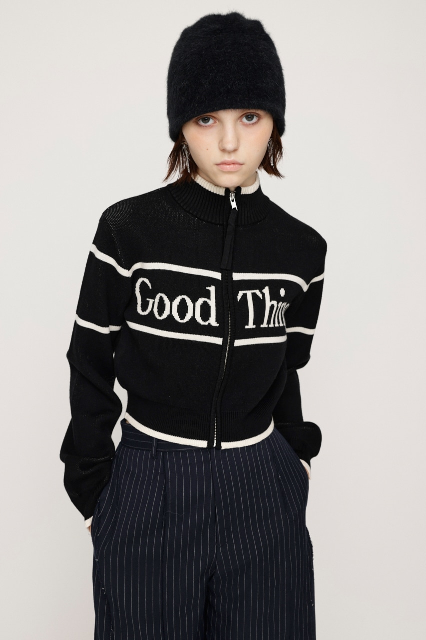 SLY | LINE LOGO ZIP カーディガン (カーディガン ) |SHEL'TTER WEBSTORE