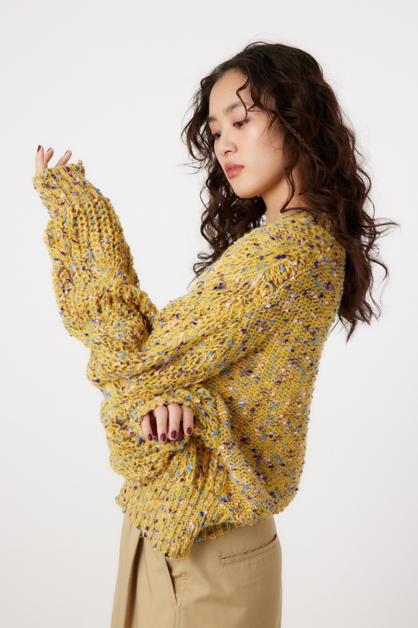 RODEO CROWNS WIDE BOWL | マルチカラーネップニット (ニット ) |SHEL