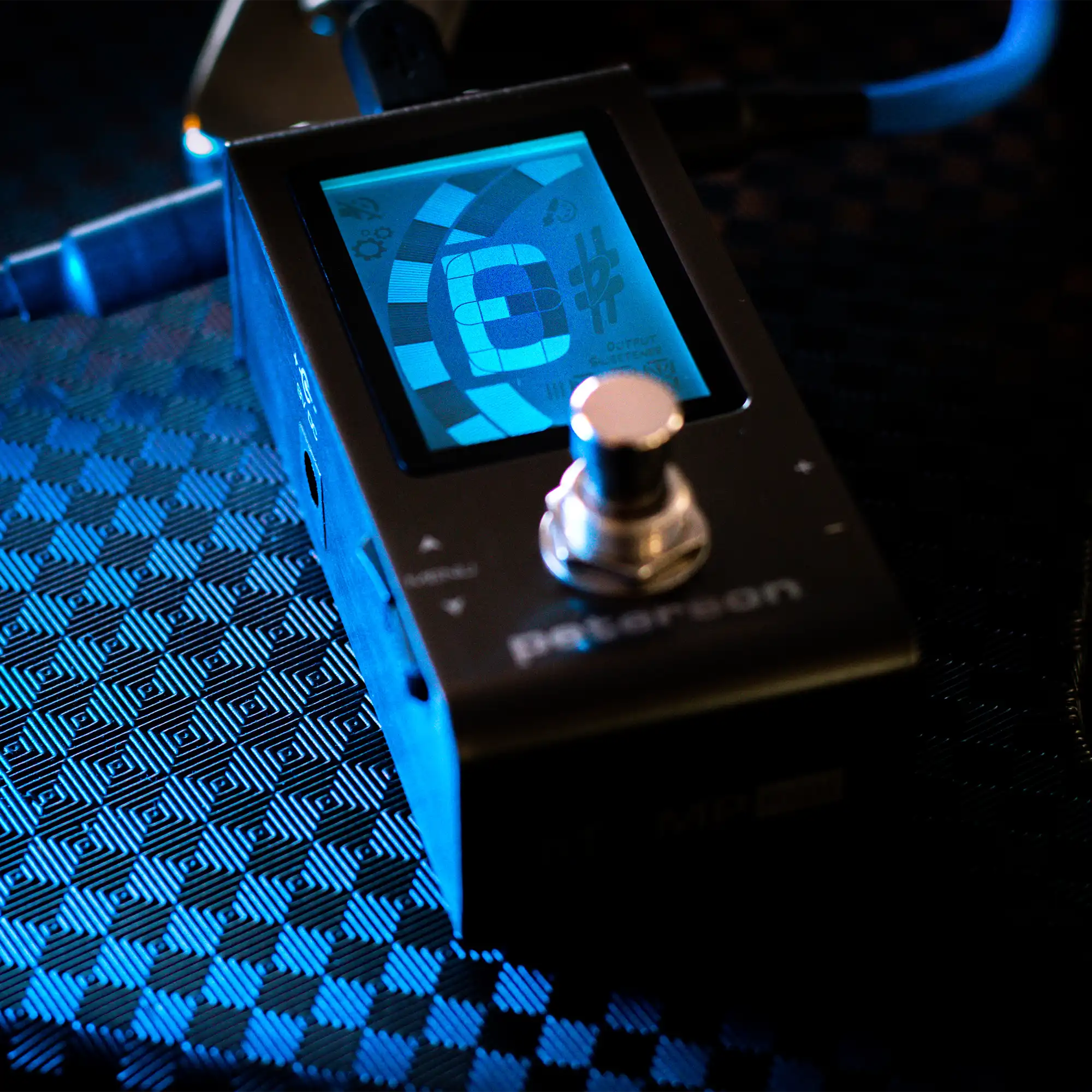 ストロボ・チューナー・ペダル Strobo Stomp Mini peterson