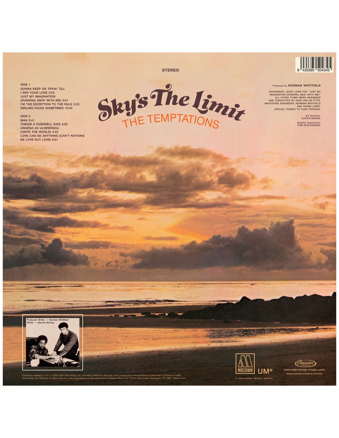 The Temptations - Sky´s The Limit