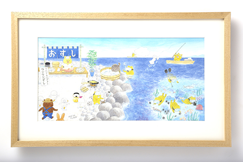 送料無料）【直筆サイン入り複製原画】工藤 ノリコ ノラネコぐんだん