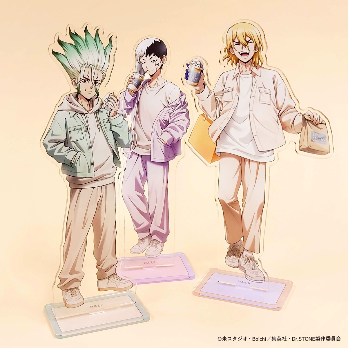 TVアニメ「Dr.STONE」×mixx garden 2025 等身アクリルスタンド(石神千空)