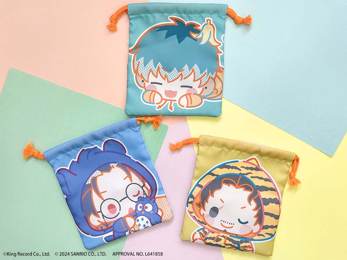 ヒプノシスマイク SANRIO NAKAYOKU EDIT』2023 ポケットつき巾着