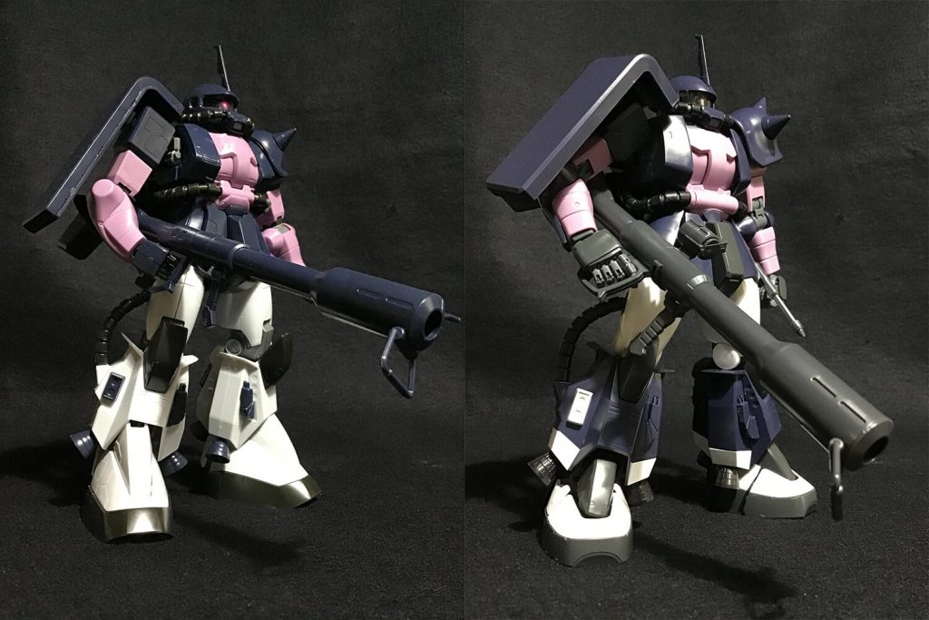 MGなのに予想外のことが！MGザクII高機動型 黒い三連星を味わい尽くす