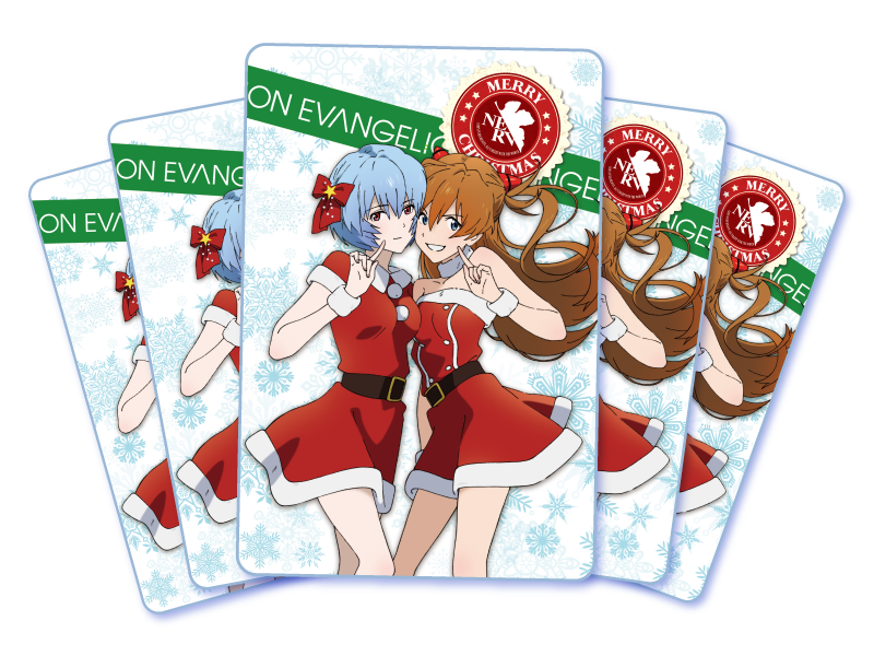 EVA STOREオリジナルからクリスマスイラスト・レイ＆アスカのアクリル