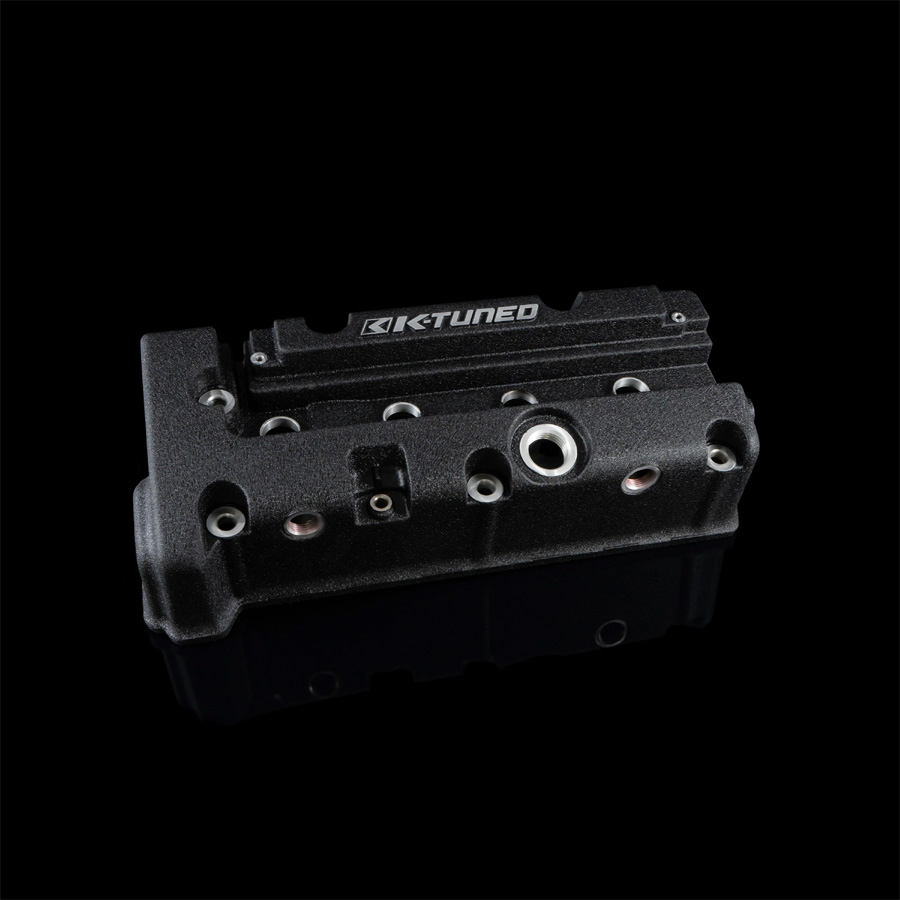 Evasive Motorsports: K-Tuned Vented Valve Cover (Wrinkle Black