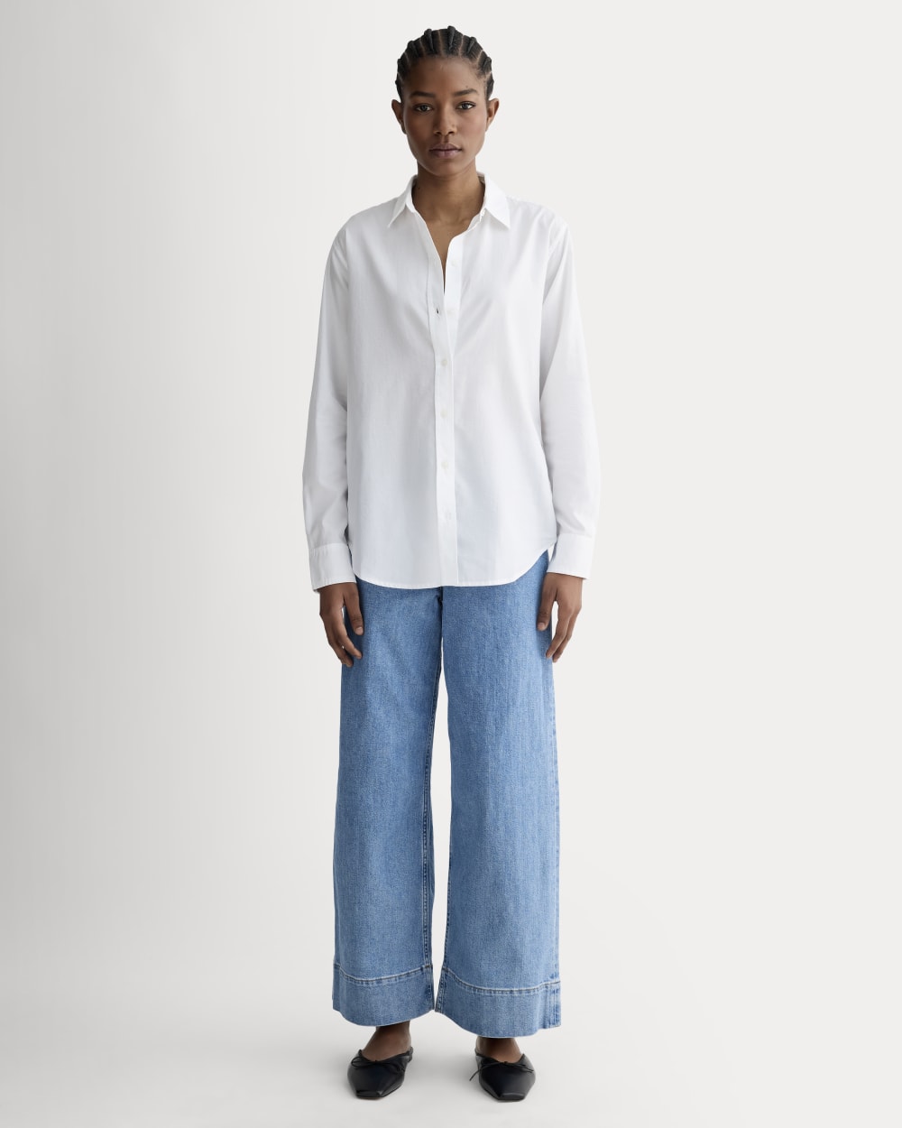 The Must-Have Shirt in Silky Cotton | White – Everlane
