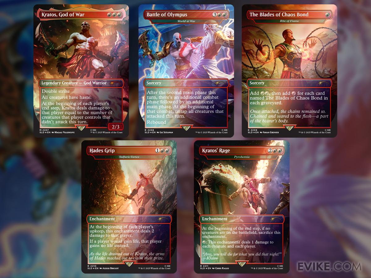 Magic: The Gathering Secret Lair x God of War (Model: Greek / Foil