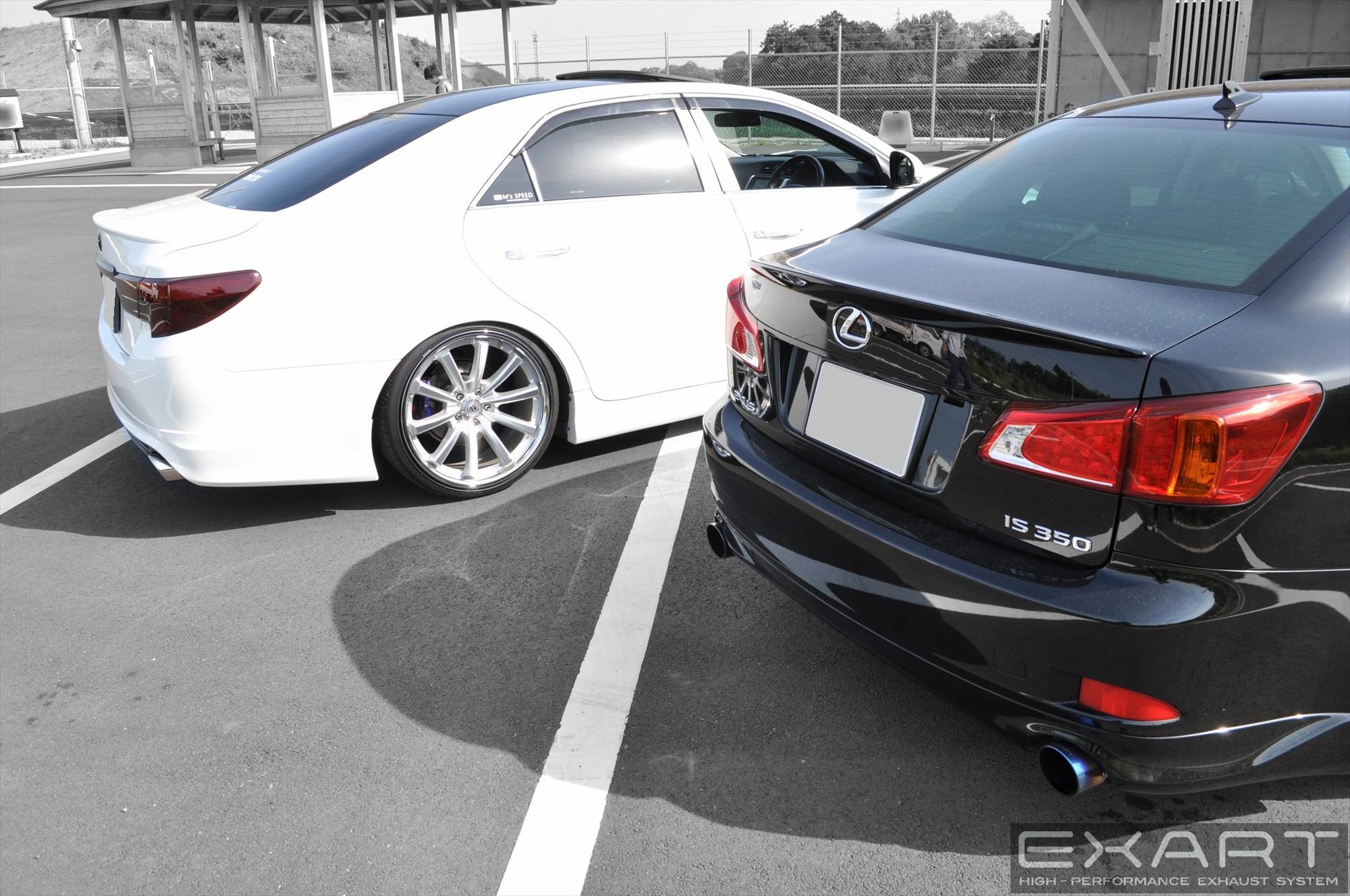 20系レクサスIS350 & 130系マークX | EXART – High Performance