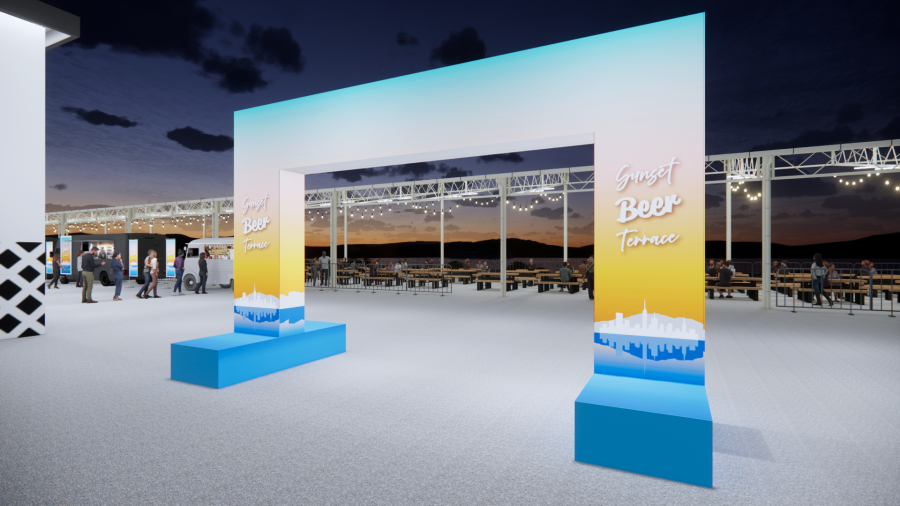 7月19日から新たな飲食空間「EXPOサンセットビアテラス」が大阪・関西