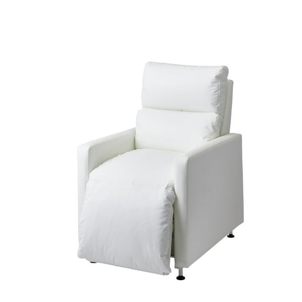 ラウンジチェアDX PRO（スノーホワイト）【リクライニング角度固定