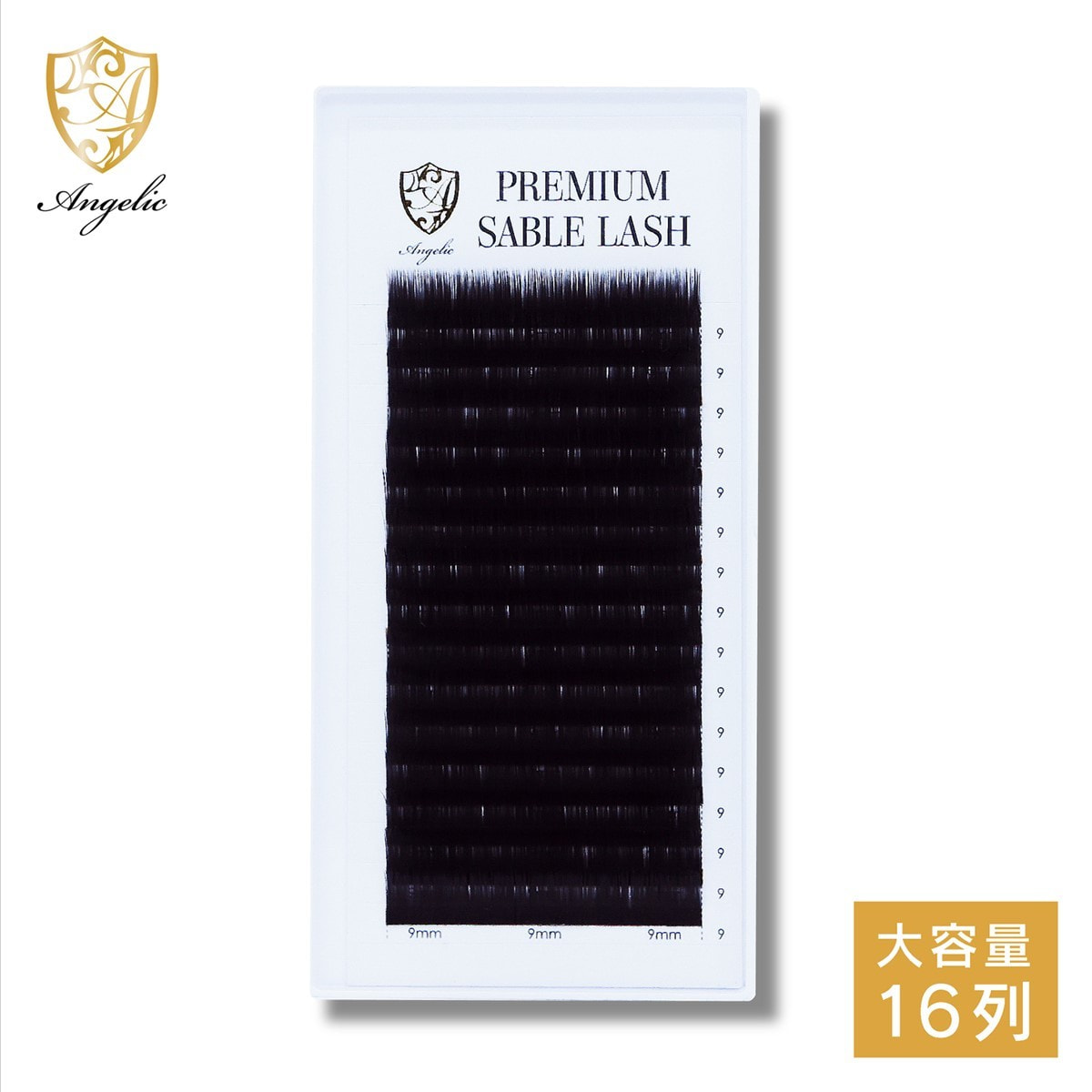 Miss eyed'or 新品未使用　Jカール太さ0.12㎜長さ6~13㎜ 極柔フラットラッシュ <ダークブラウン>[Jカール太さ0.20長さ6mm]の