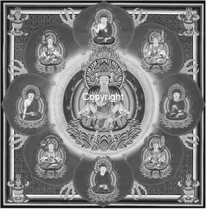 ダイレクトネパール/両界曼荼羅/胎蔵界曼荼羅全図/目次