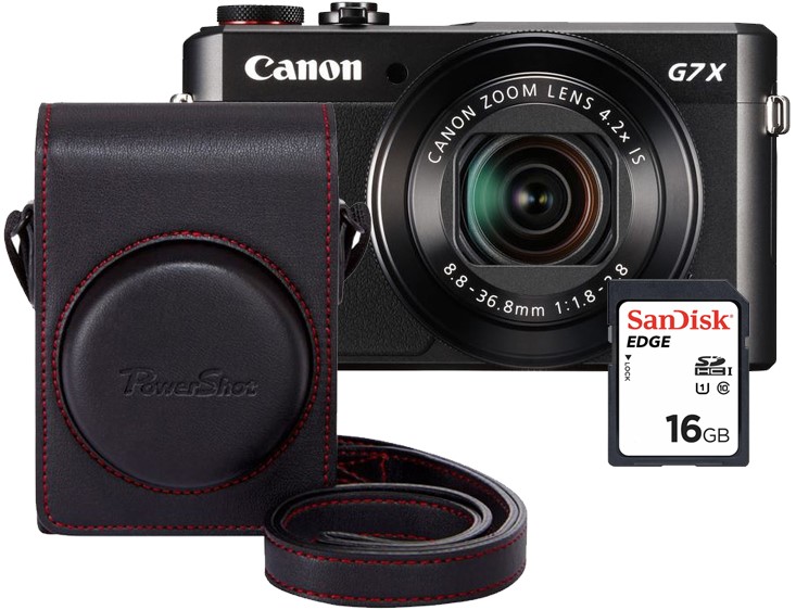 Canon PowerShot G7X Mark II Premium Kit Foto de Vakman