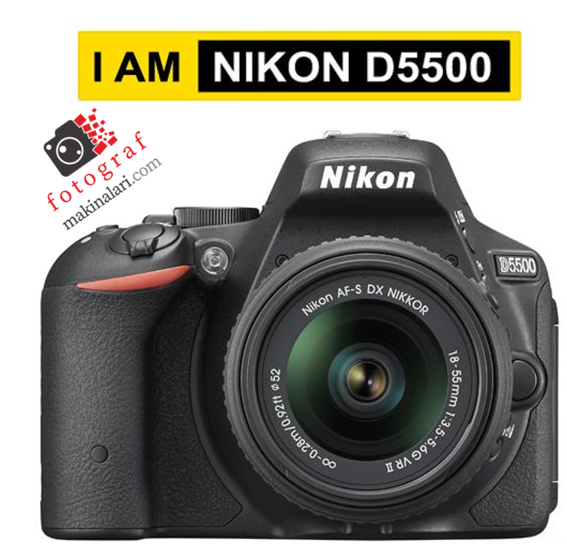 Nikon D5500 18-55mm VR II DSLR Fotoğraf Makinesi