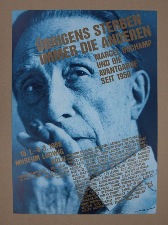 1963年☆ドイツ シュテーデル美術館 ポスター ギュンターランボー作