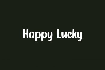 Happy Lucky | Fonts Shmonts