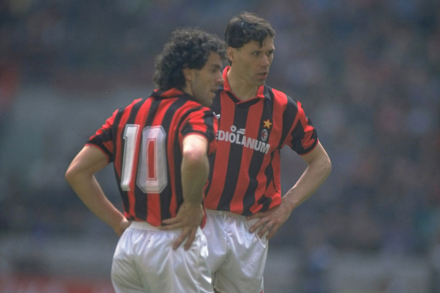 ジャージナンバー・世界10枚限定】ファン・バステン ACミラン ジャージ