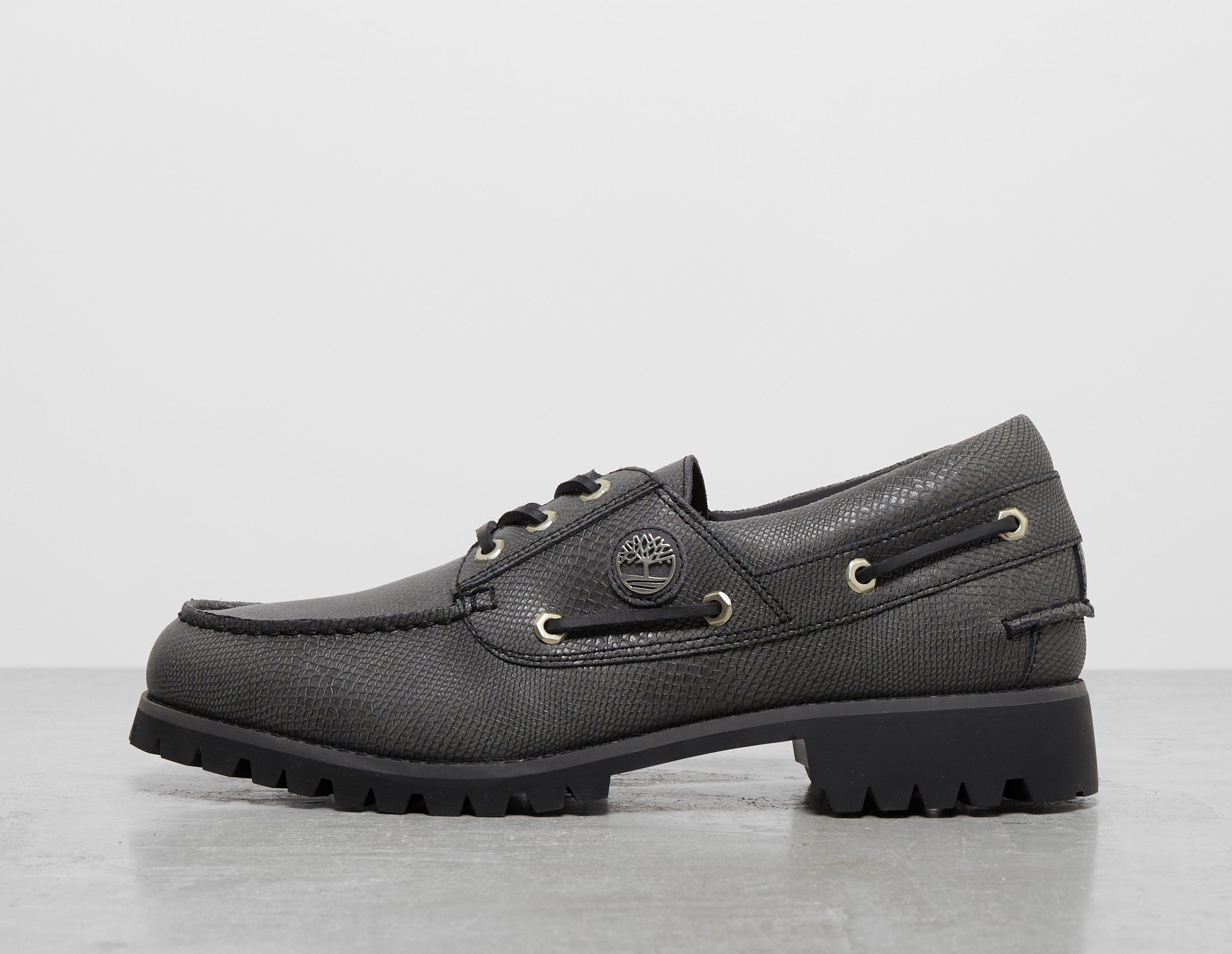 Black Timberland 3 Eye Authentic Boat Shoe | Footpatrol
