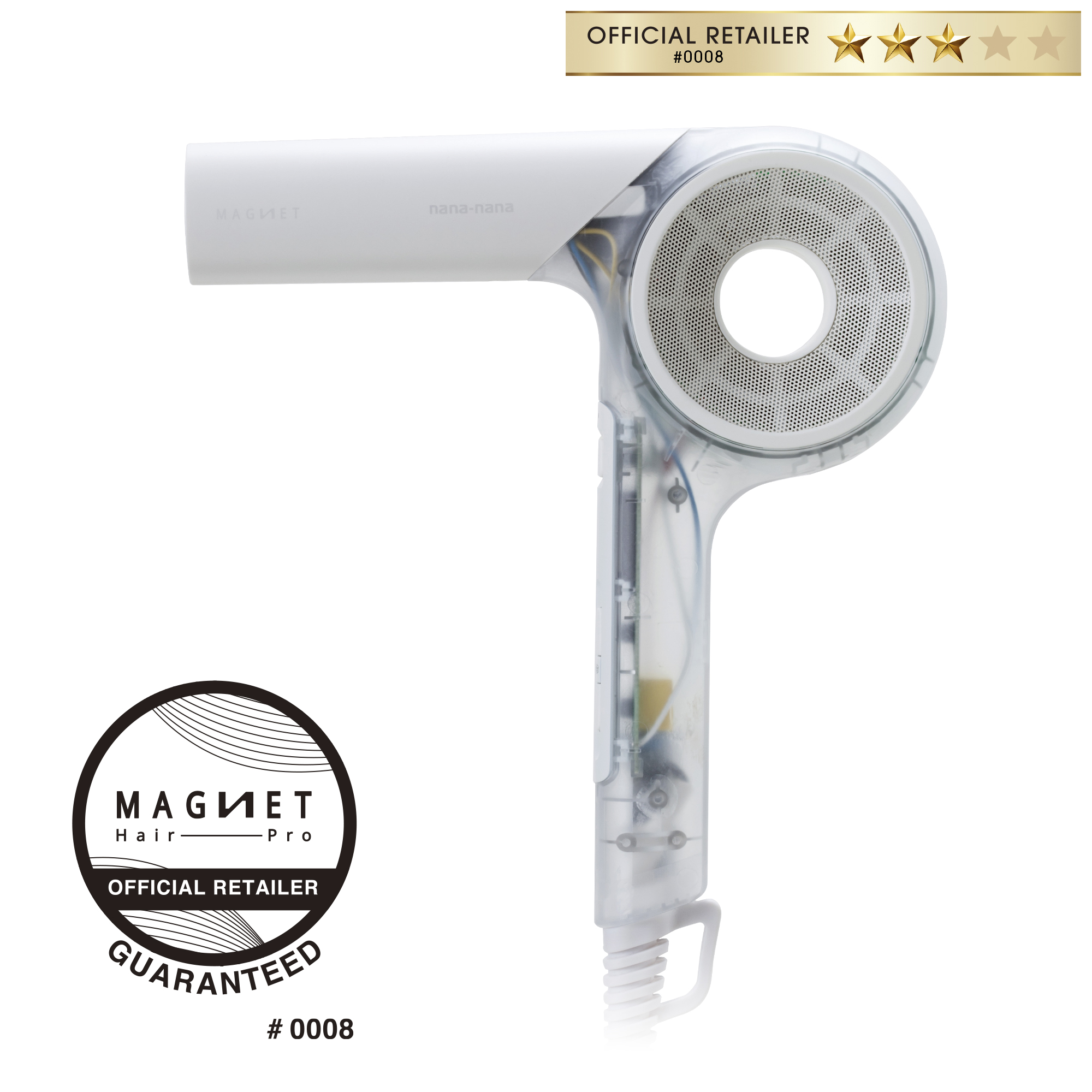 正規販売店】マグネットヘアプロ ドライヤーゼロ PRODUCED BY nana
