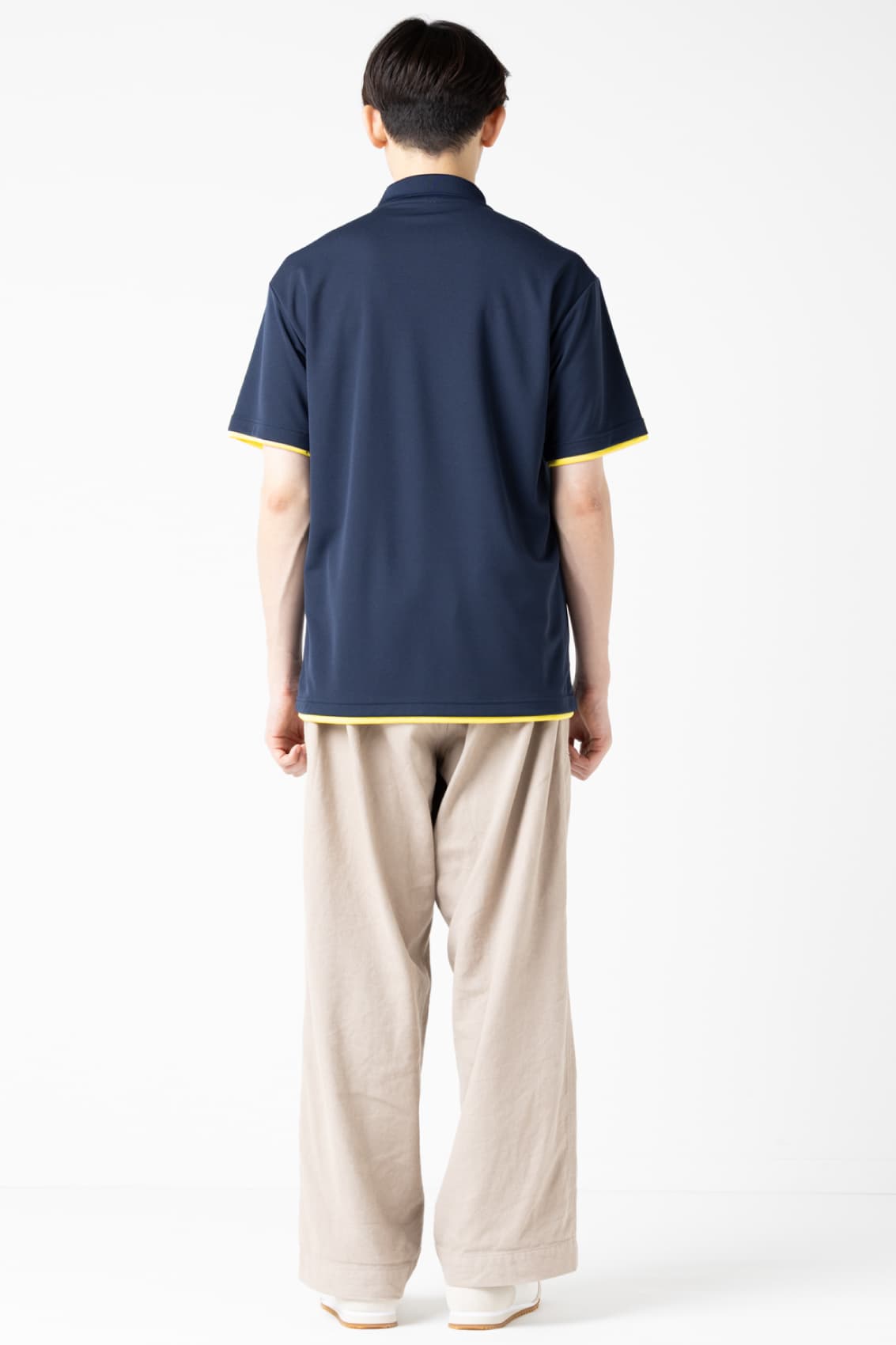 レイヤードドライポロシャツ[glimmer 339AYP]｜オリジナル刺繍