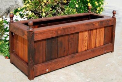 Large Wooden Planters | Forever Redwood