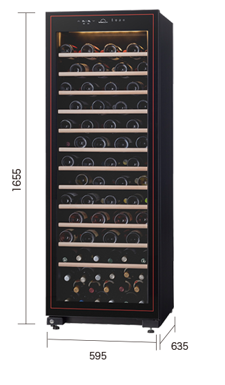 CASUAL+ カジュアルプラス FJC-310GS(BK) | ワインセラーのフォル