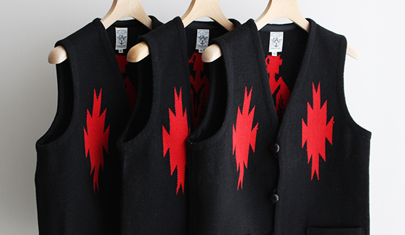 DEADSTOCK】90s ORTEGA'S Chimayo Vest “ThunderBird” Special Pattern
