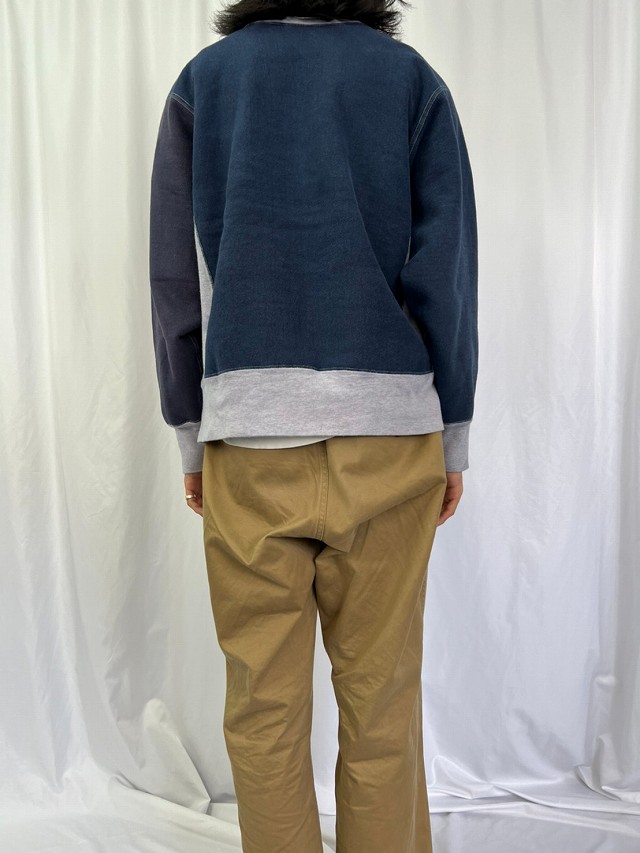 80年代 80s チャンピオン アメリカ製 リバースウィーブ ネイビー 紺