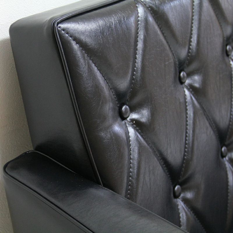 カリモク60 ロビーチェア2シータースタンダードブラック（ダーク