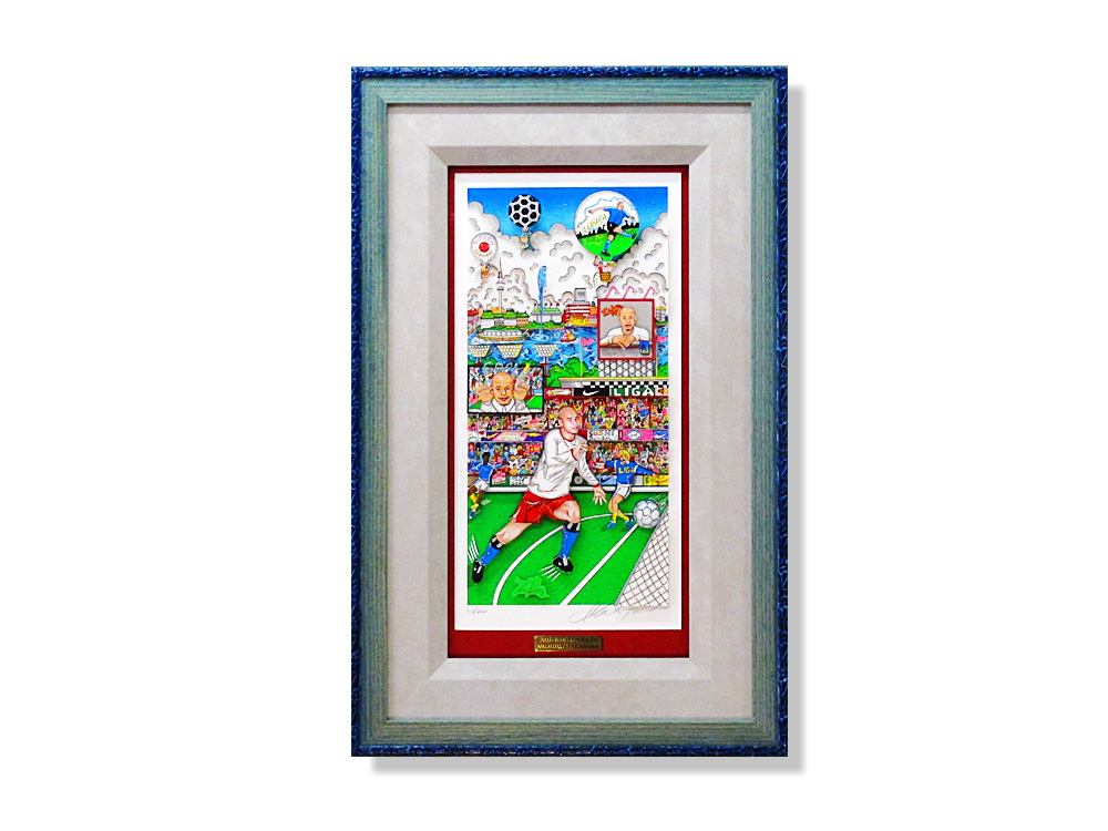 スシボンバー高原 3Dアート作品 高原直泰 サッカー 絵画 スポーツ