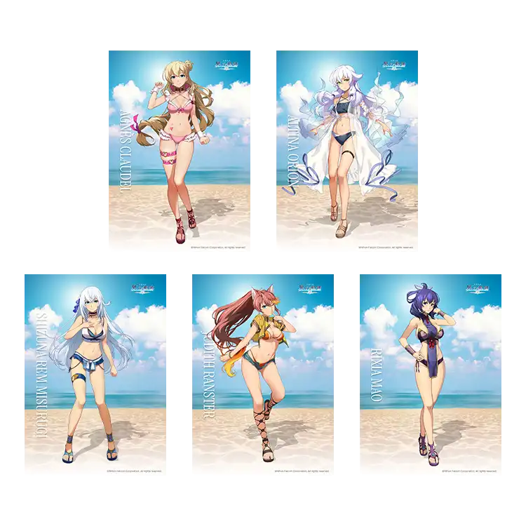 界の軌跡 ヒロイン 描き下ろし水着ミニポスター（全5種） | 日本