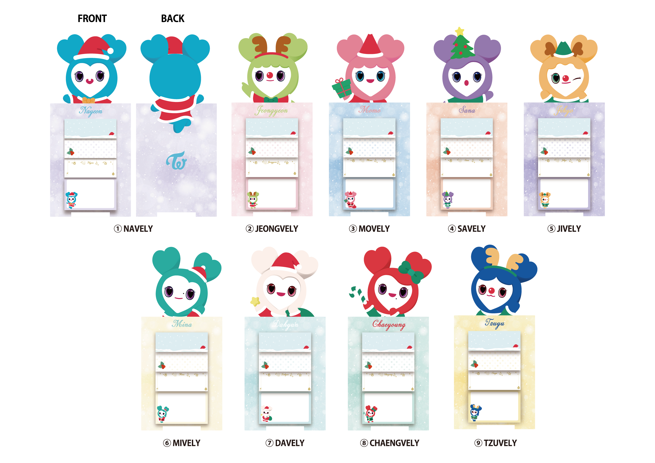 12月はファミリーマート店内にTWICEグッズが続々登場！メンバー