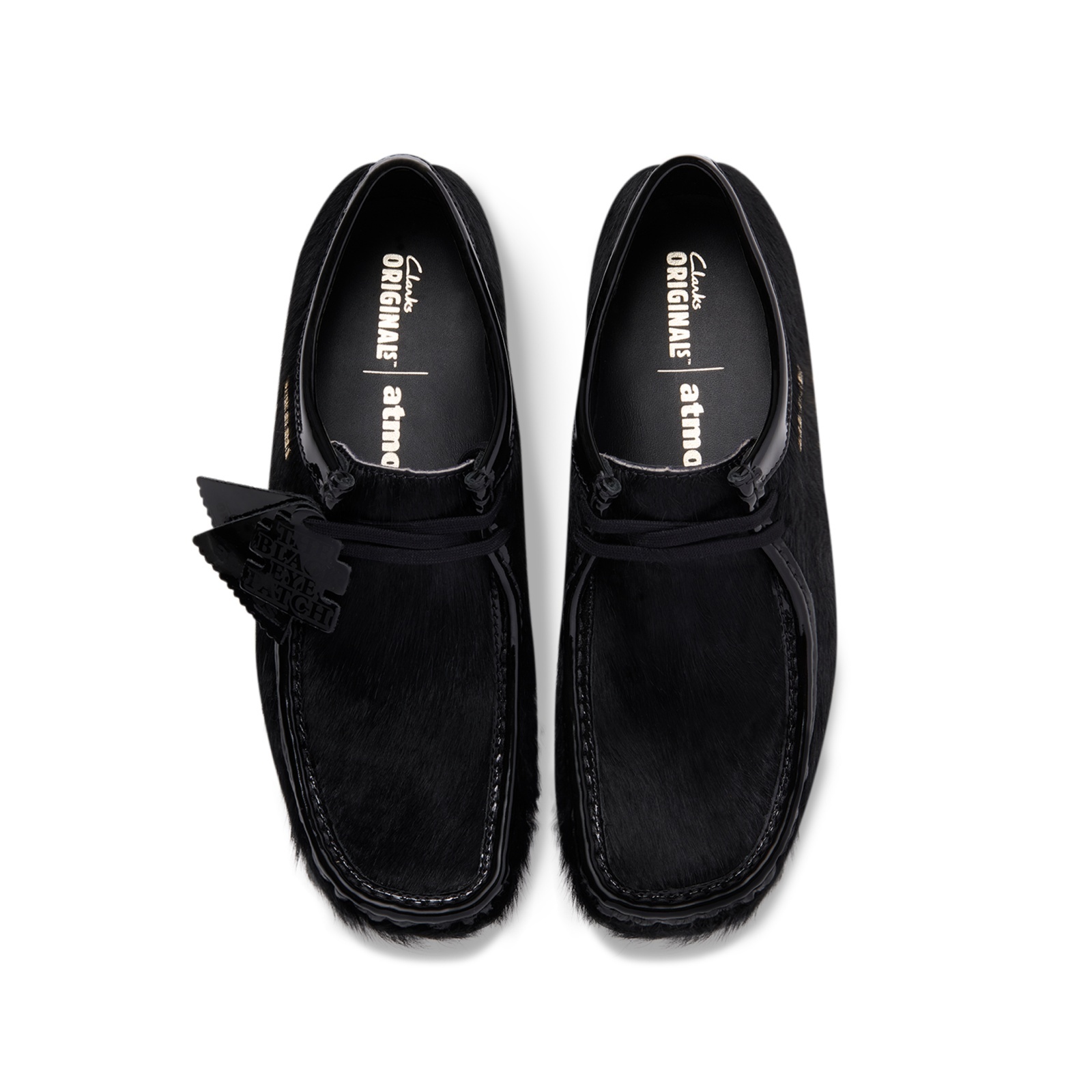 BLACK EYE PATCH (CLARKS x ATMOS WALLABEE) BLACK - FAMLEST