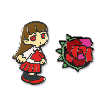 Ib」－キャラクターピンバッジセット4 青い人形 - Fangamer Japan