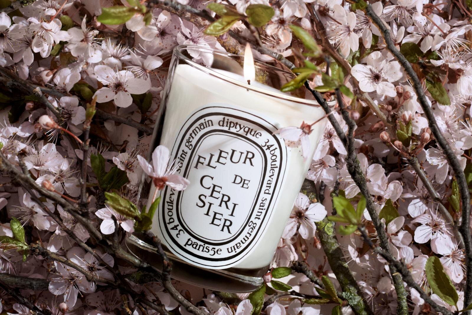 ディプティック26年春“桜の香り”フレグランスキャンドル、九州初