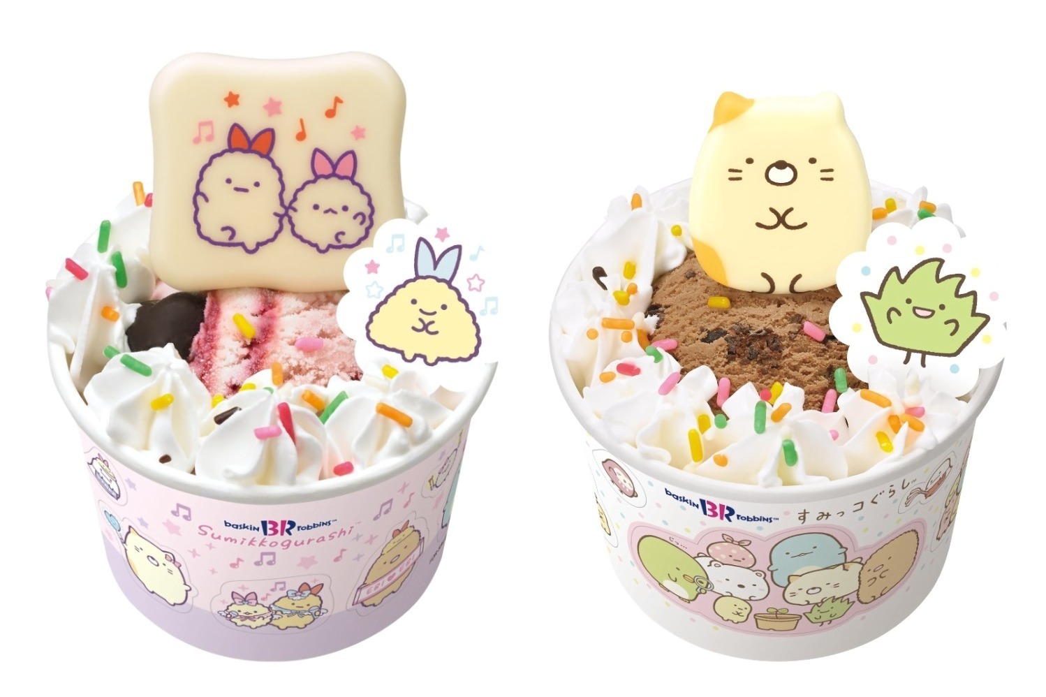 サーティワン「すみっコぐらし」アイス第2弾、新キャラ“えびてんの