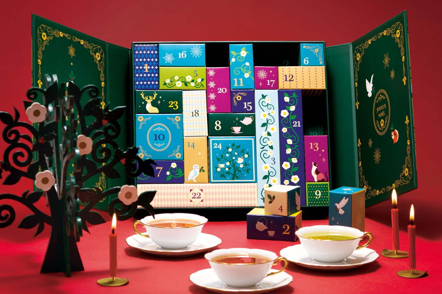 ルピシア2024年クリスマス - 苺＆バニラ香る紅茶や和のフルーツティー