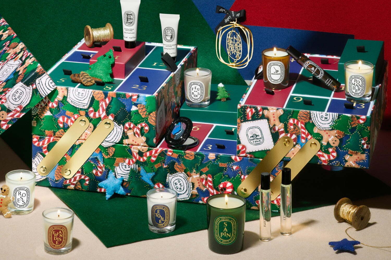 ディプティック24年クリスマスコフレ第1弾、限定キャンドル＆ミニ香水